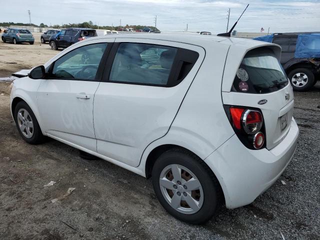 1G1JA6SH7D4103866 - 2013 CHEVROLET SONIC LS WHITE photo 2