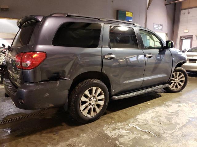 5TDJY5G19AS028144 - 2010 TOYOTA SEQUOIA LIMITED GRAY photo 3