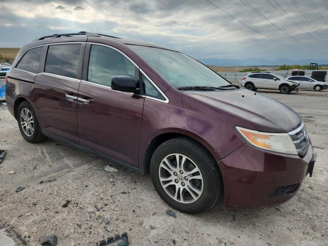 5FNRL5H60BB055685 - 2011 HONDA ODYSSEY EXL MAROON photo 4