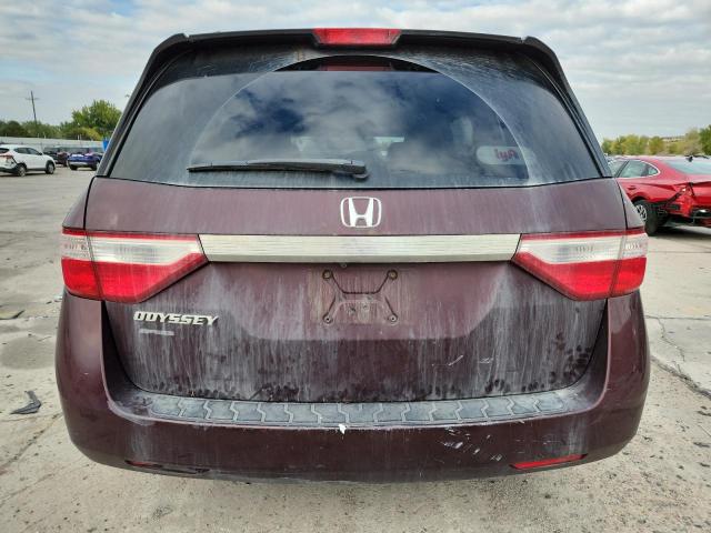 5FNRL5H60BB055685 - 2011 HONDA ODYSSEY EXL MAROON photo 6