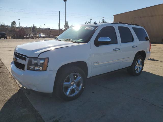 1GNSKCE04ER166643 - 2014 CHEVROLET TAHOE K1500 LTZ WHITE photo 1