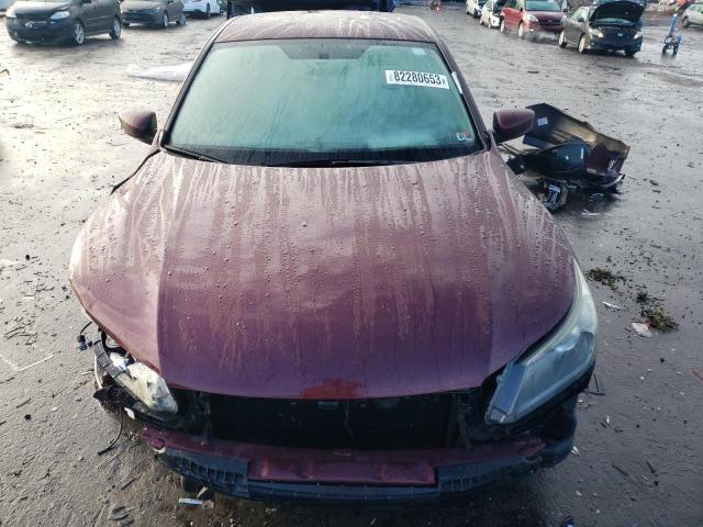 1HGCR2F37FA062449 - 2015 HONDA ACCORD LX BURGUNDY photo 5