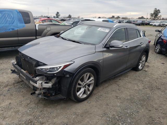 SJKCH5CPXKA010461 - 2019 INFINITI QX30 BASE PURE GRAY photo 1