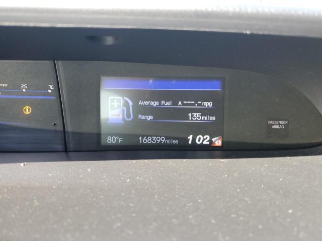 2HGFG3B82EH519744 - 2014 HONDA CIVIC EX BLUE photo 9