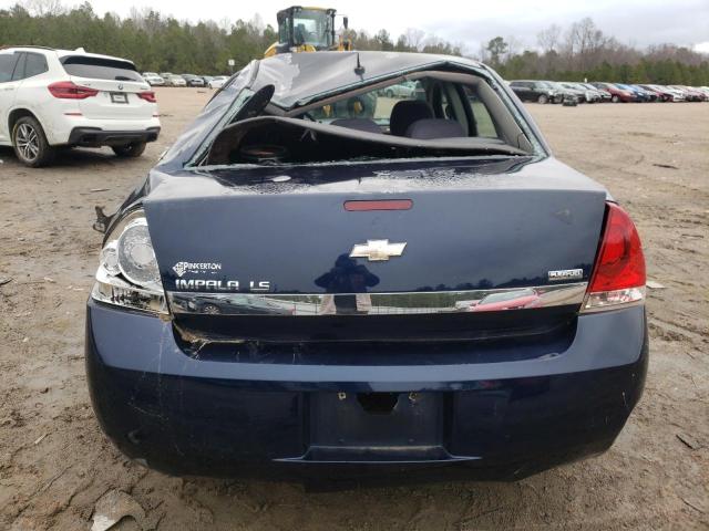 2G1WT58K181334924 - 2008 CHEVROLET IMPALA LT BLUE photo 6