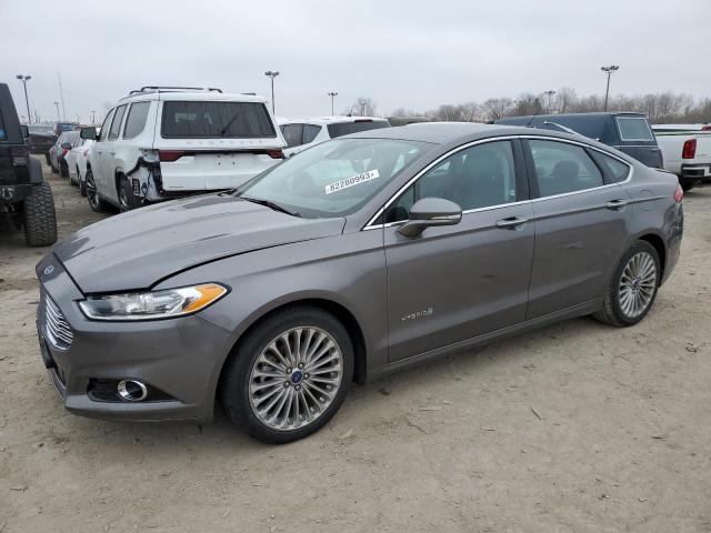 3FA6P0RU5ER351284 - 2014 FORD FUSION TITANIUM HEV BLACK photo 1