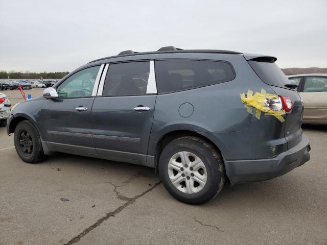 1GNKVEED4BJ228722 - 2011 CHEVROLET TRAVERSE LS GRAY photo 2