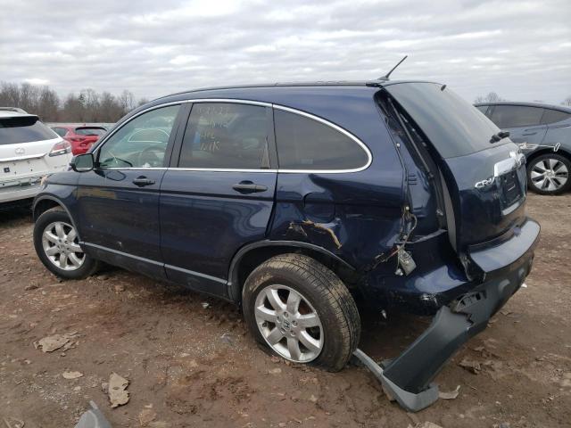 JHLRE48587C111407 - 2007 HONDA CR-V EX BLUE photo 2