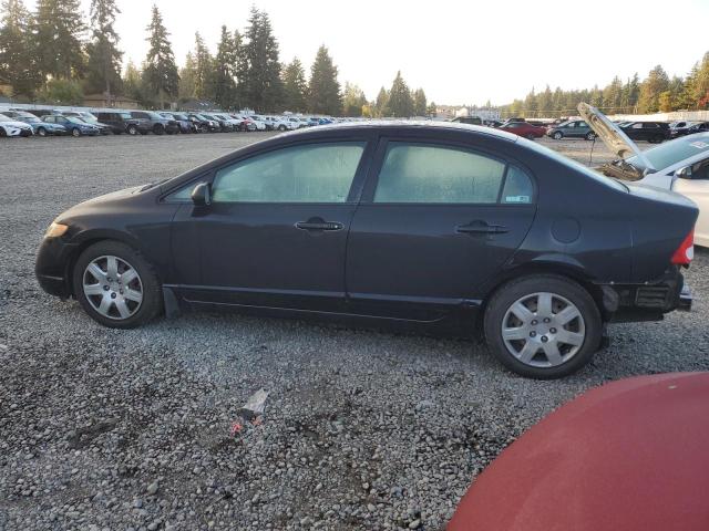 1HGFA16598L056515 - 2008 HONDA CIVIC LX შავი ფოტო 2
