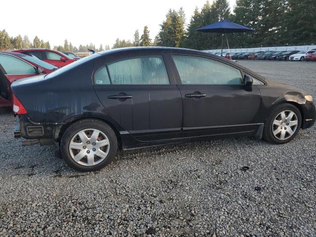 1HGFA16598L056515 - 2008 HONDA CIVIC LX შავი ფოტო 3