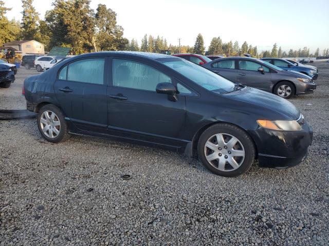 1HGFA16598L056515 - 2008 HONDA CIVIC LX შავი ფოტო 4