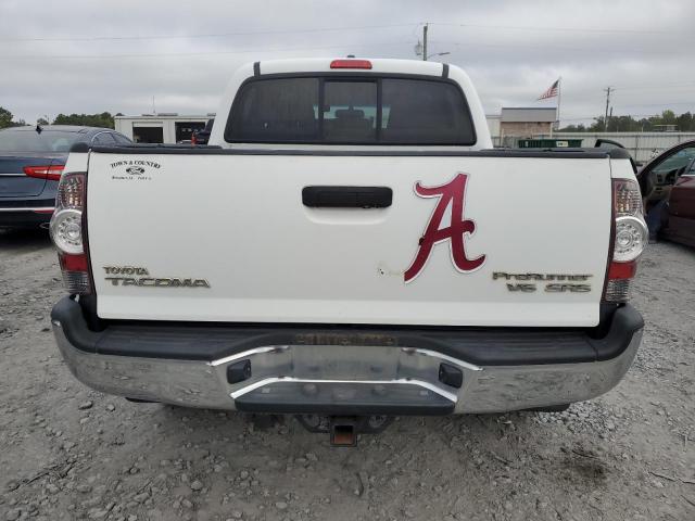 5TFJU4GN5BX008249 - 2011 TOYOTA TACOMA DOUBLE CAB PRERUNNER WHITE photo 6