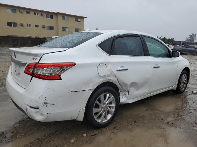 3N1AB7AP1FY257625 - 2015 NISSAN SENTRA S WHITE photo 3