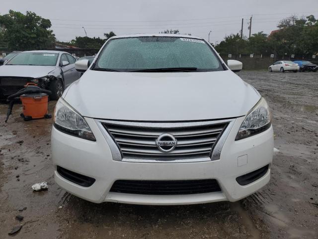 3N1AB7AP1FY257625 - 2015 NISSAN SENTRA S WHITE photo 5