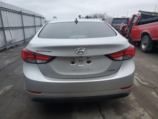 KMHDH4AE2GU594147 - 2016 HYUNDAI ELANTRA SE SILVER photo 6