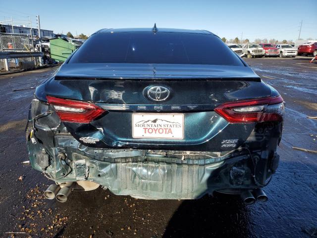 4T1K61BK9MU037991 - 2021 TOYOTA CAMRY XSE BLACK photo 6