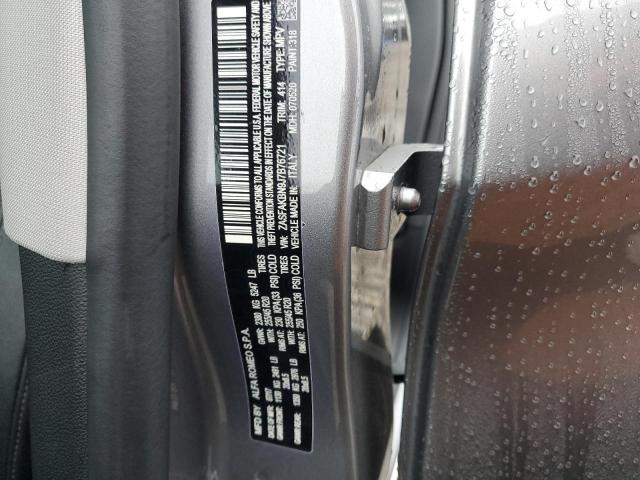 ZASFAKBN9J7B76721 - 2018 ALFA ROMEO STELVIO TI GRAY photo 13