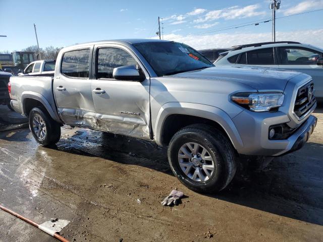 5TFAZ5CN2KX077722 - 2019 TOYOTA TACOMA DOUBLE CAB SILVER photo 4