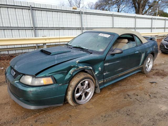 1FAFP444X1F181252 - 2001 FORD MUSTANG GREEN photo 1