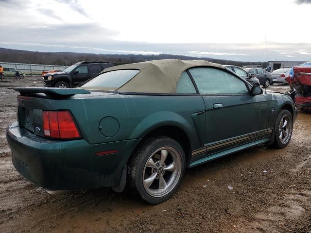 1FAFP444X1F181252 - 2001 FORD MUSTANG GREEN photo 3