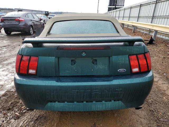 1FAFP444X1F181252 - 2001 FORD MUSTANG GREEN photo 6