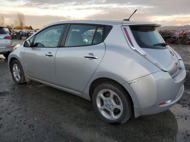 1N4AZ0CP2DC404270 - 2013 NISSAN LEAF S GRAY photo 2