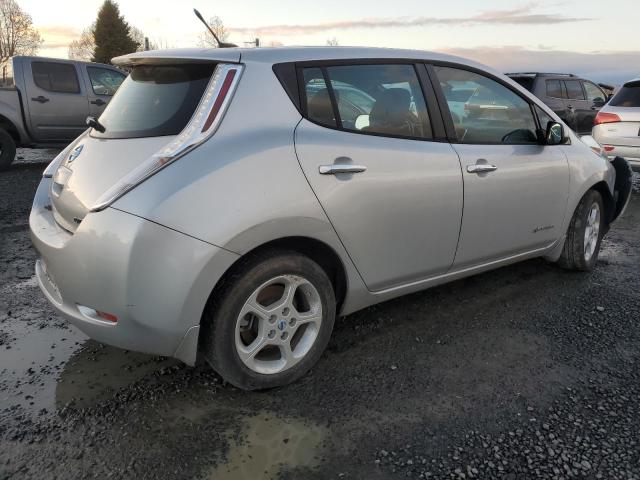 1N4AZ0CP2DC404270 - 2013 NISSAN LEAF S GRAY photo 3