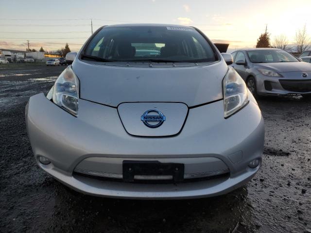 1N4AZ0CP2DC404270 - 2013 NISSAN LEAF S GRAY photo 5