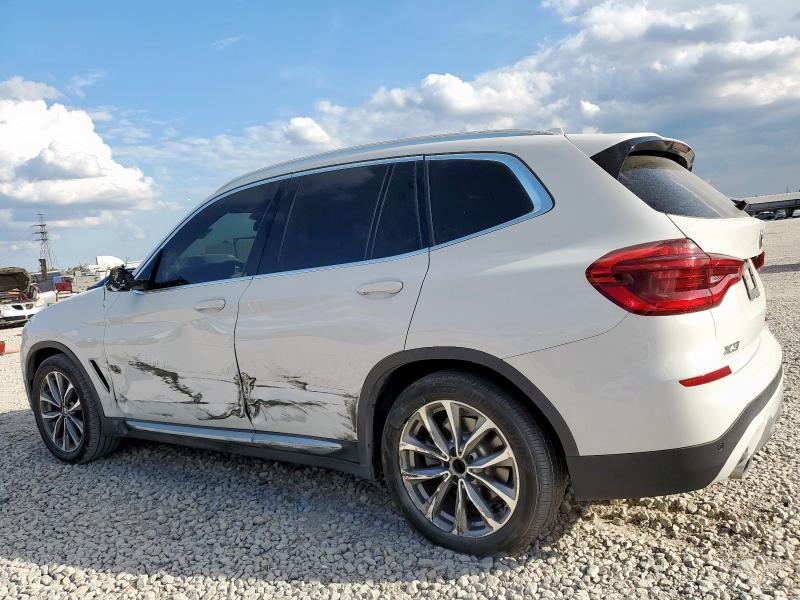 5UXTR7C52KLF31657 - 2019 BMW X3 SDRIVE30I WHITE photo 2