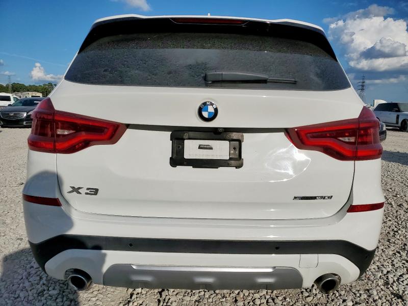 5UXTR7C52KLF31657 - 2019 BMW X3 SDRIVE30I WHITE photo 6