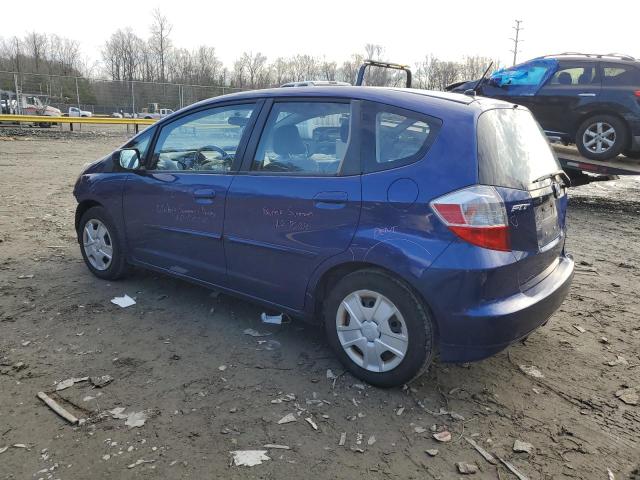 JHMGE8H35DC017425 - 2013 HONDA FIT BLUE photo 2