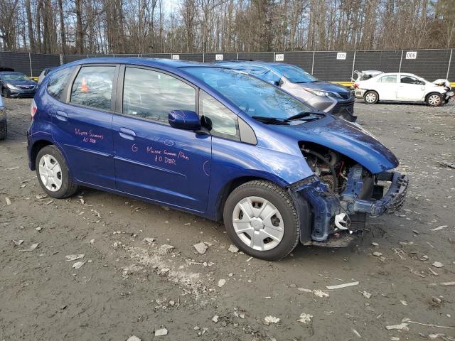 JHMGE8H35DC017425 - 2013 HONDA FIT BLUE photo 4