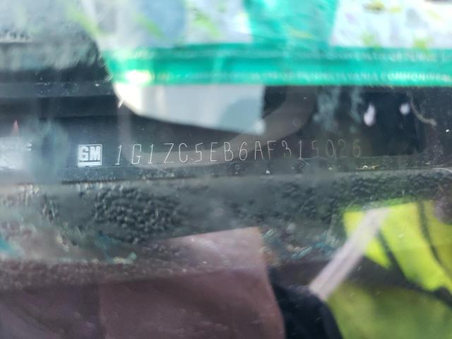 1G1ZC5EB6AF315026 - 2010 CHEVROLET MALIBU 1LT 金色 照片 12