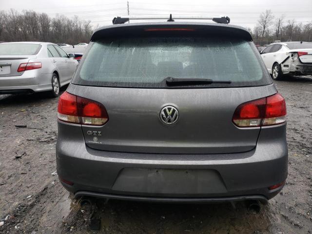 WVWEV7AJ9BW065663 - 2011 VOLKSWAGEN GTI GRAY photo 6