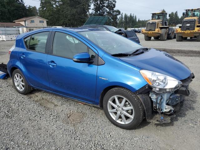 JTDKDTB35D1529174 - 2013 TOYOTA PRIUS C BLUE photo 4