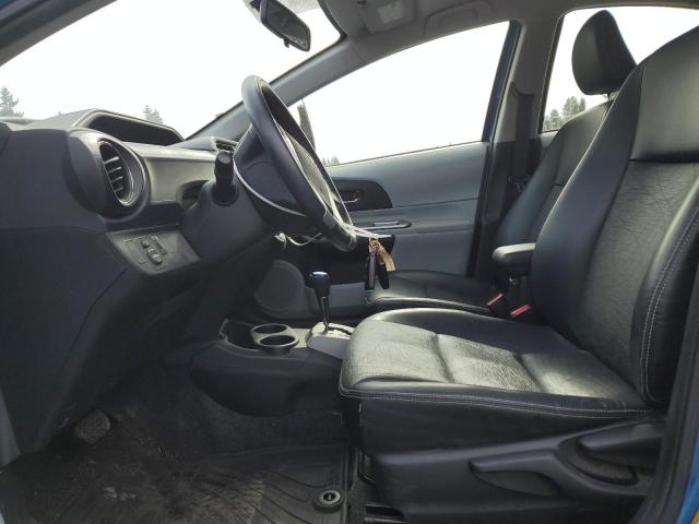 JTDKDTB35D1529174 - 2013 TOYOTA PRIUS C BLUE photo 7