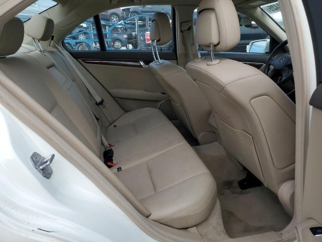 WDDGF8BB4BR187208 - 2011 MERCEDES-BENZ C 300 4MATIC WHITE photo 10