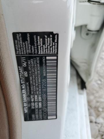 WDDGF8BB4BR187208 - 2011 MERCEDES-BENZ C 300 4MATIC WHITE photo 12