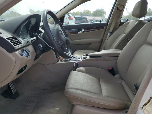 WDDGF8BB4BR187208 - 2011 MERCEDES-BENZ C 300 4MATIC WHITE photo 7