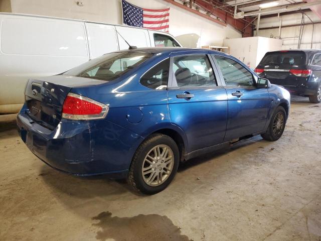 1FAHP35N29W189660 - 2009 FORD FOCUS SE BLUE photo 3