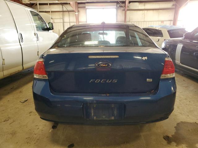 1FAHP35N29W189660 - 2009 FORD FOCUS SE BLUE photo 6