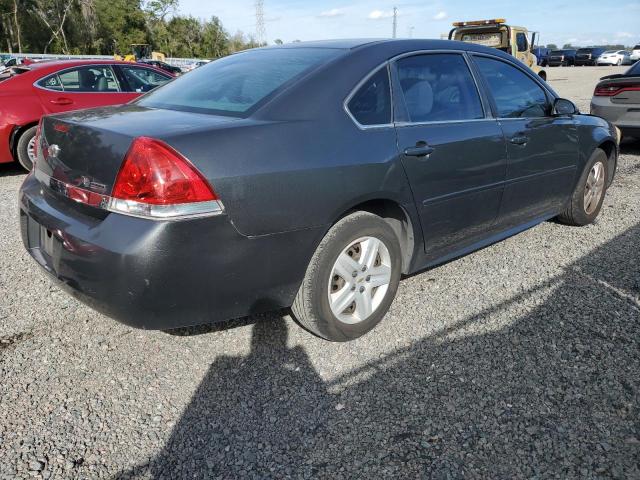 2G1WF5EK3B1169607 - 2011 CHEVROLET IMPALA LS CHARCOAL photo 3