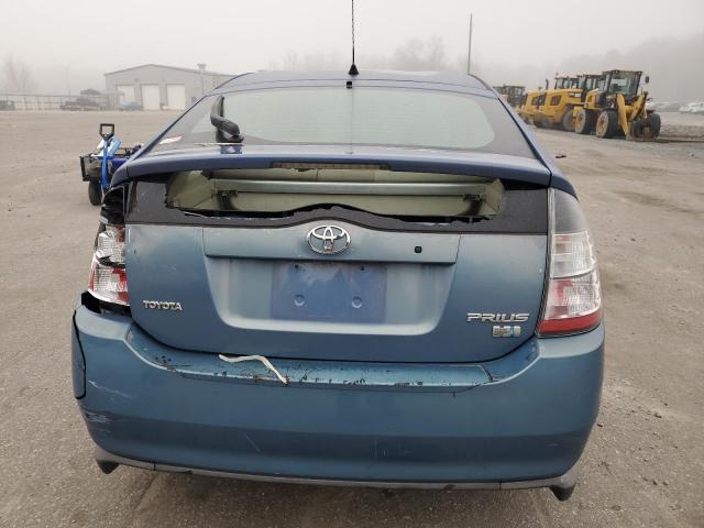 JTDKB20UX53112988 - 2005 TOYOTA PRIUS BLUE photo 6