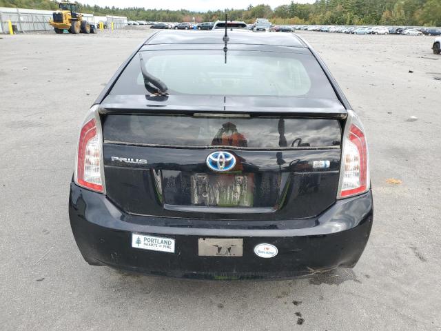 JTDKN3DU8C5451032 - 2012 TOYOTA PRIUS BLACK photo 6