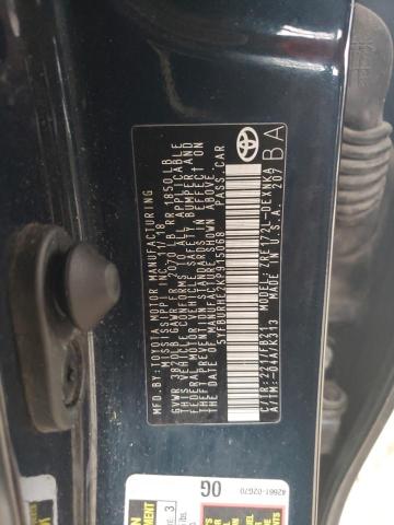 5YFBURHE2KP915068 - 2019 TOYOTA COROLLA L Bleu photo 13