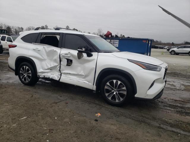 5TDHZRBH6NS574929 - 2022 TOYOTA HIGHLANDER XLE WHITE photo 4
