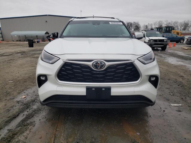 5TDHZRBH6NS574929 - 2022 TOYOTA HIGHLANDER XLE WHITE photo 5