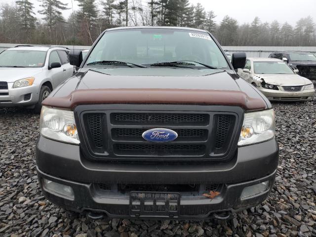 1FTRX14W45FA58981 - 2005 FORD F150 CHARCOAL photo 5