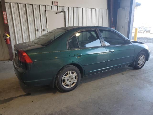 2HGES16572H513691 - 2002 HONDA CIVIC LX GREEN photo 3