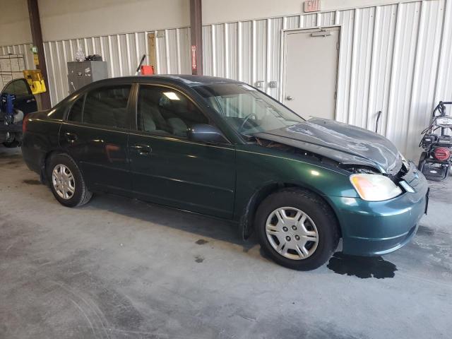 2HGES16572H513691 - 2002 HONDA CIVIC LX GREEN photo 4